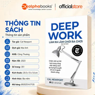Deep Work – Làm Ra Làm, Chơi Ra Chơi — ảnh 8